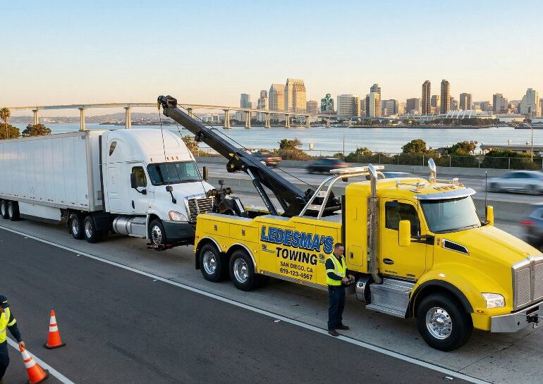 Heavy Duty Towing Services in San Diego – Safe Solutions for Large Vehicles