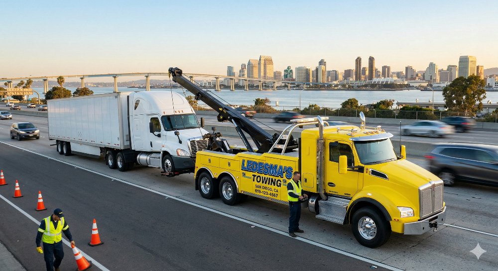 Heavy Duty Towing Services in San Diego – Safe Solutions for Large Vehicles